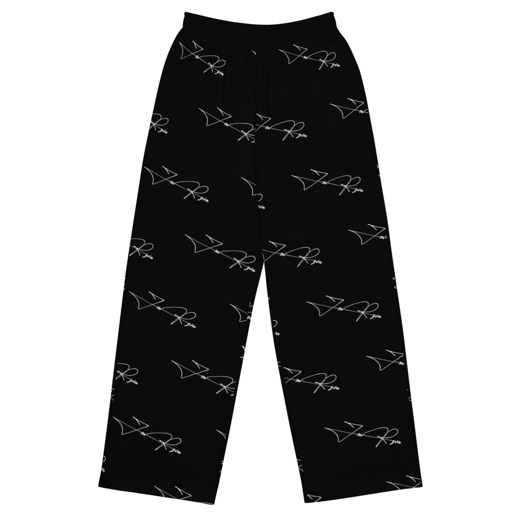 ZK Sign Pants 001 wide-leg pants, front view | VALYRX | card-front-designed
