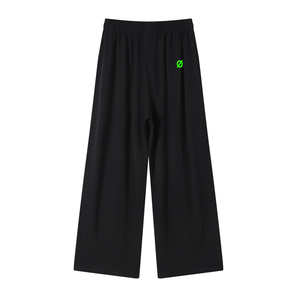 200GSM Women’s High-Stretch Slim Straight Pants Black