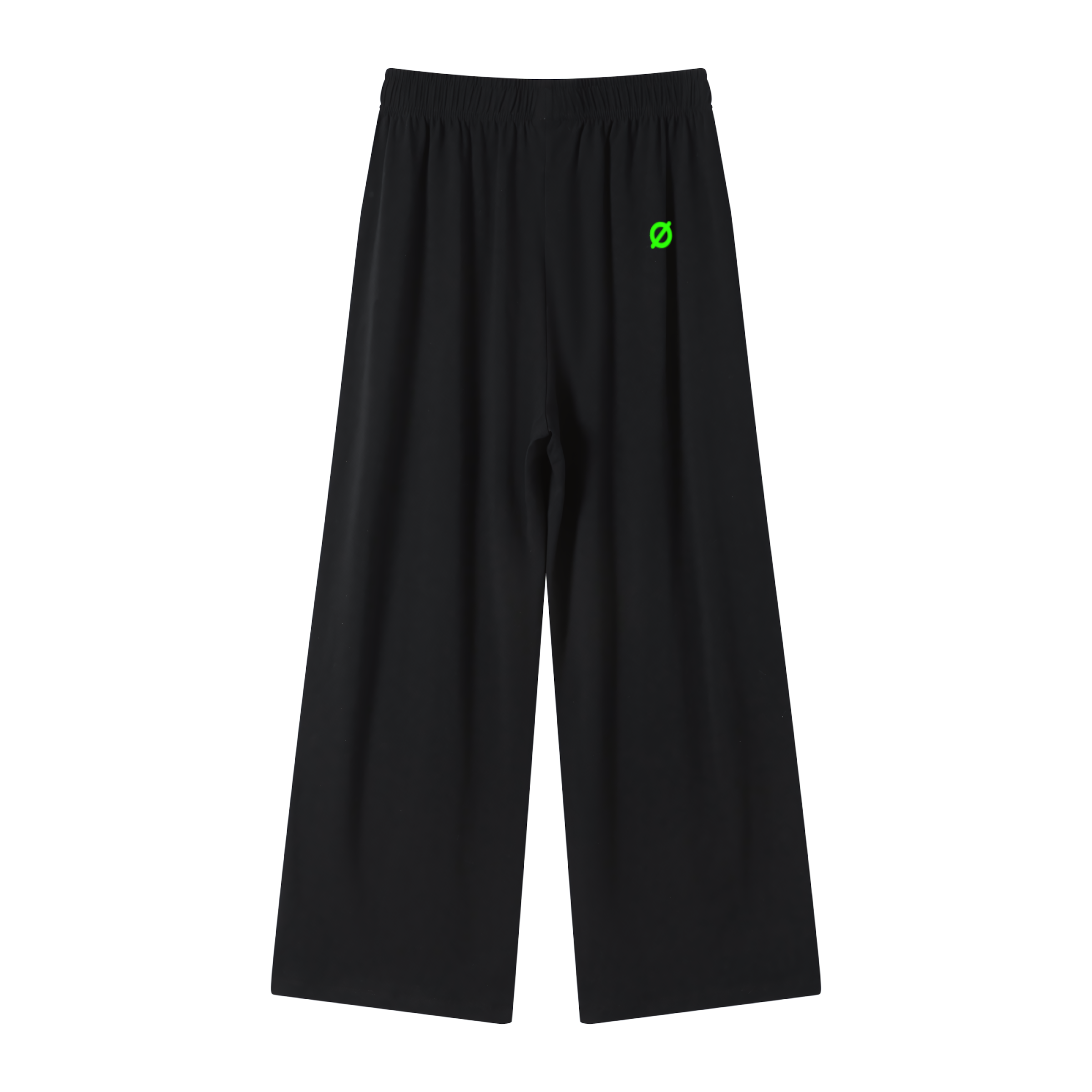 200GSM Women’s High-Stretch Slim Straight Pants Black