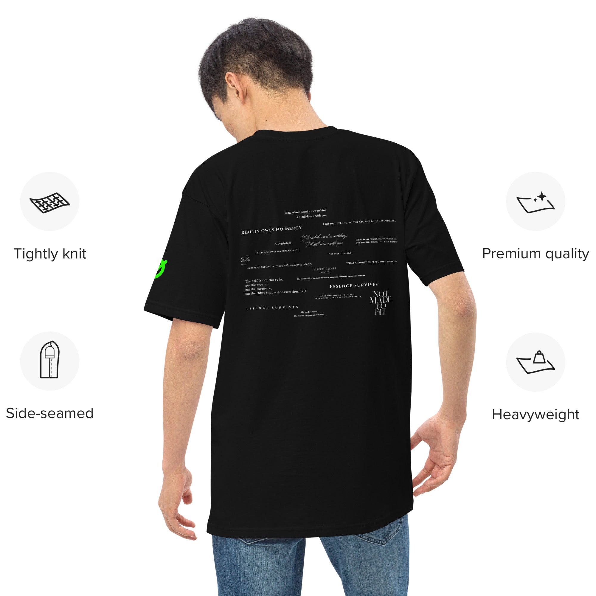 000-Original T-shirt, additional PRJ-001 product view 12 | VALYRX | card-back-designed