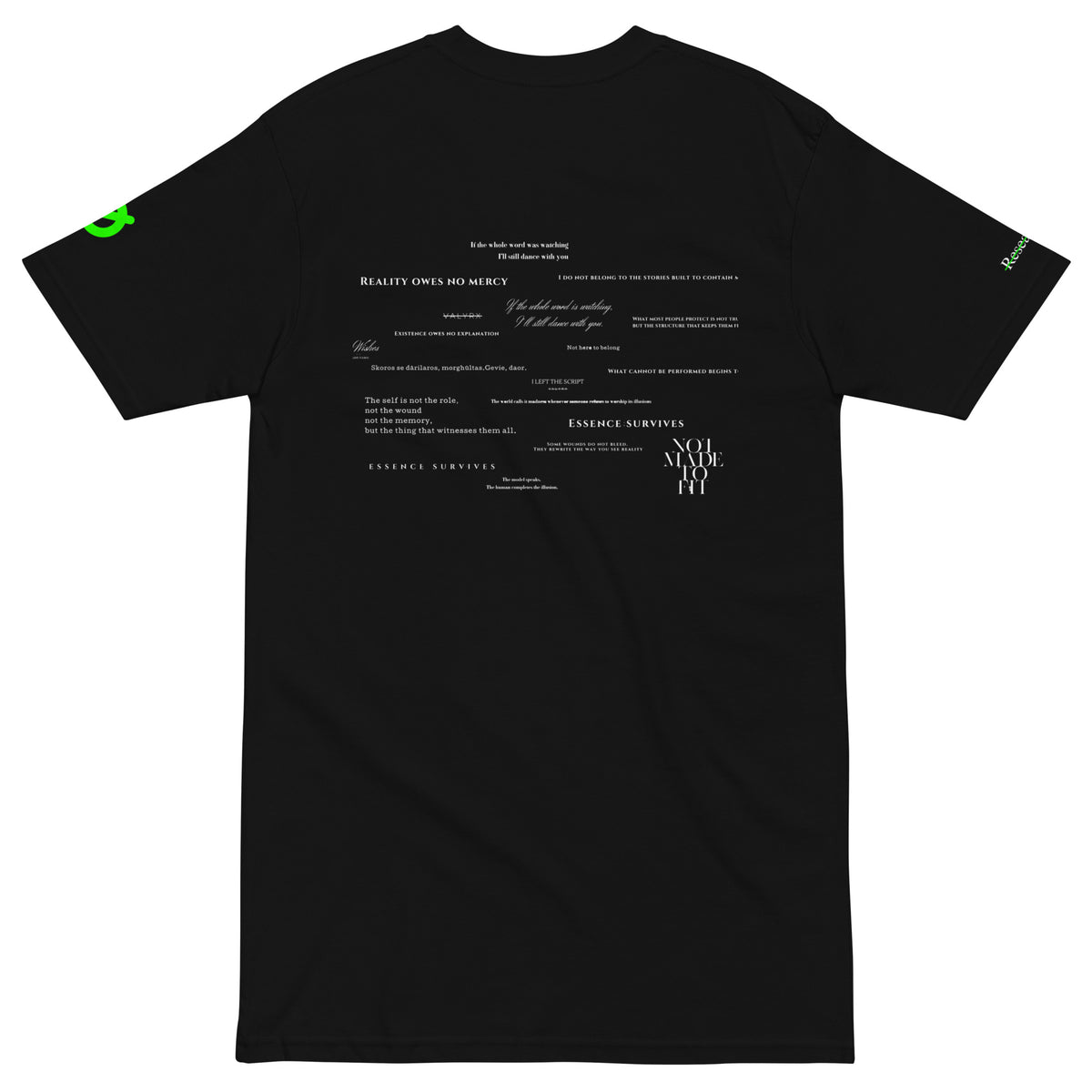 000-Original T-shirt, additional PRJ-001 product view 8 | VALYRX | card-back-designed