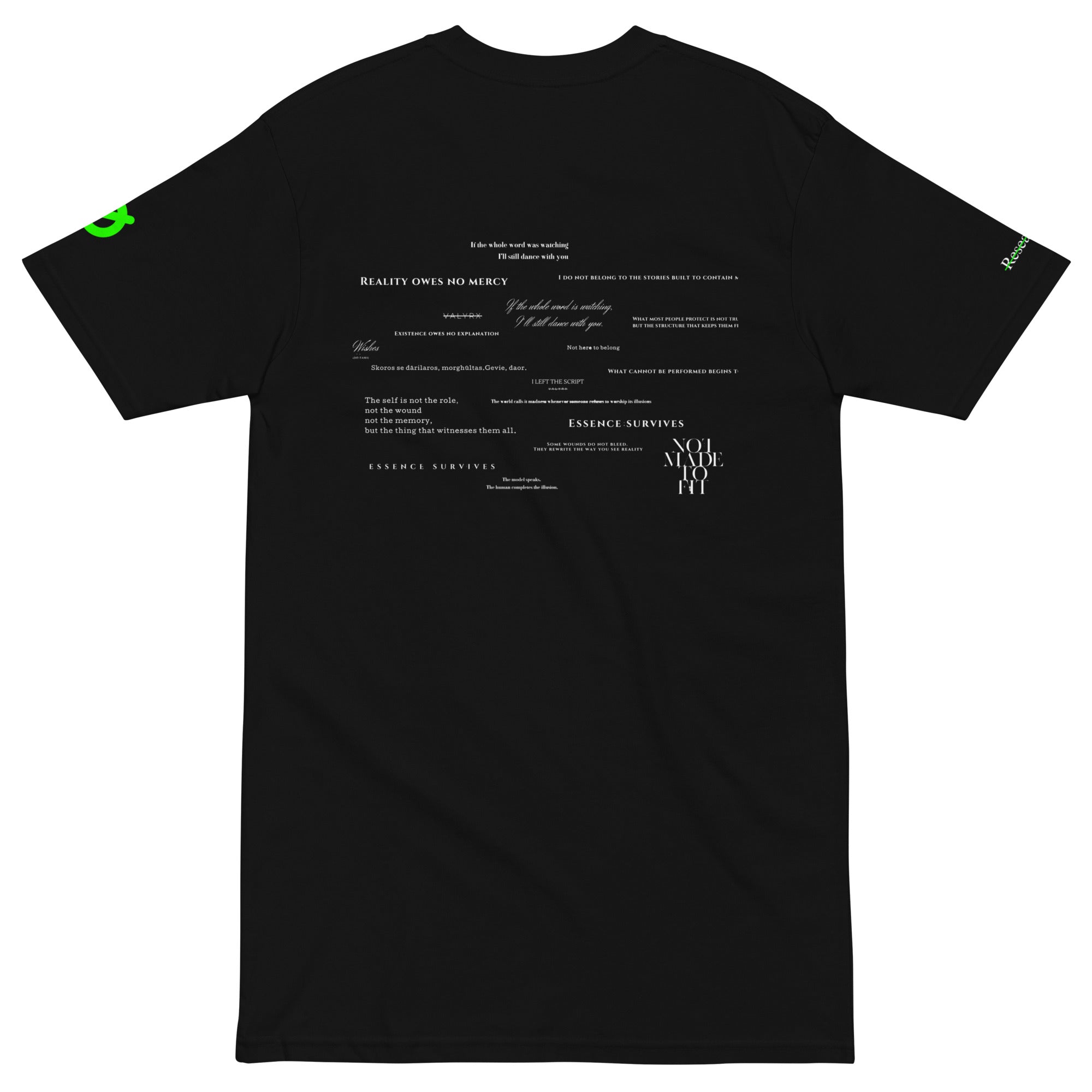 000-Original T-shirt, additional PRJ-001 product view 7 | VALYRX | card-back-designed