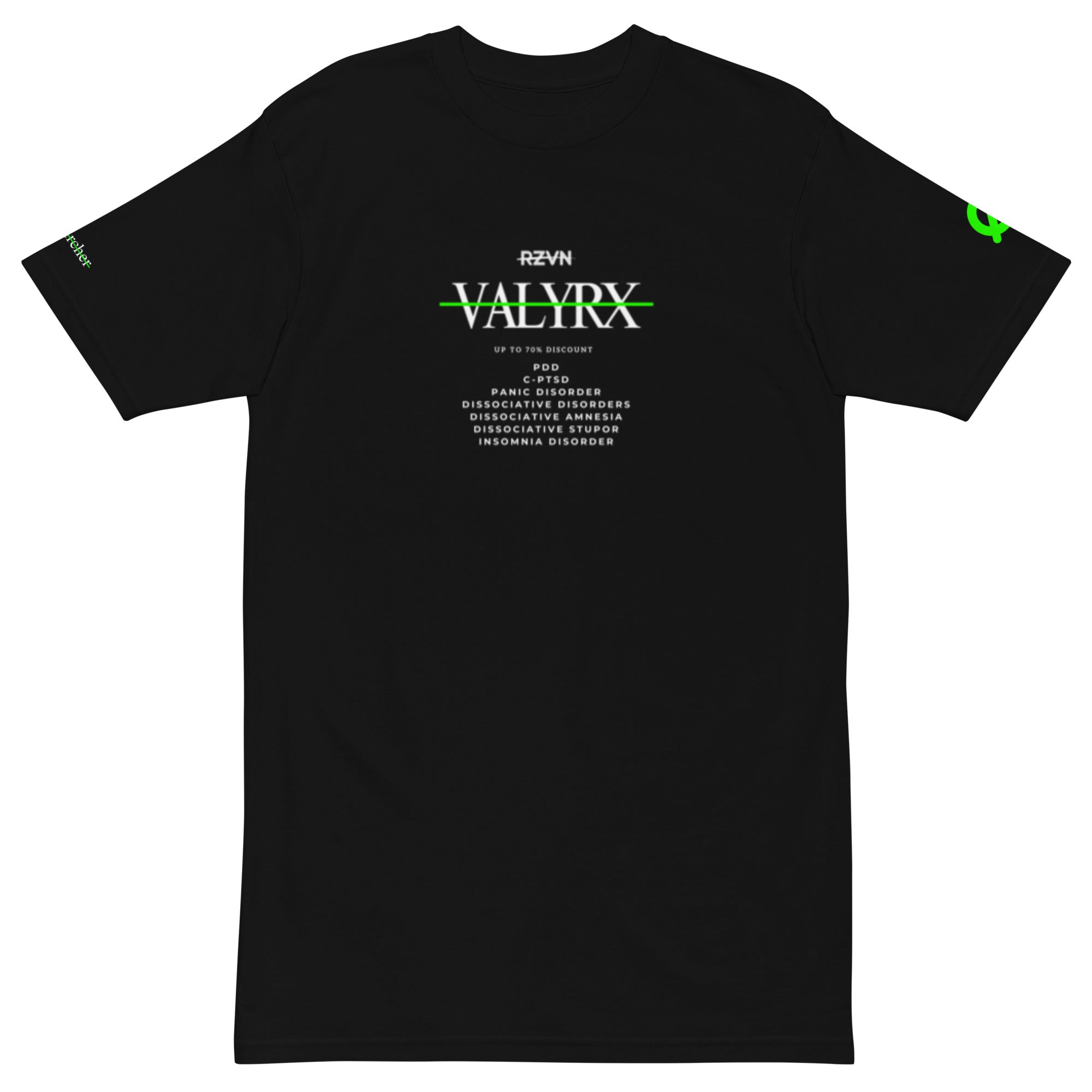 000-Original T-shirt, additional PRJ-001 product view 6 | VALYRX | card-front-designed