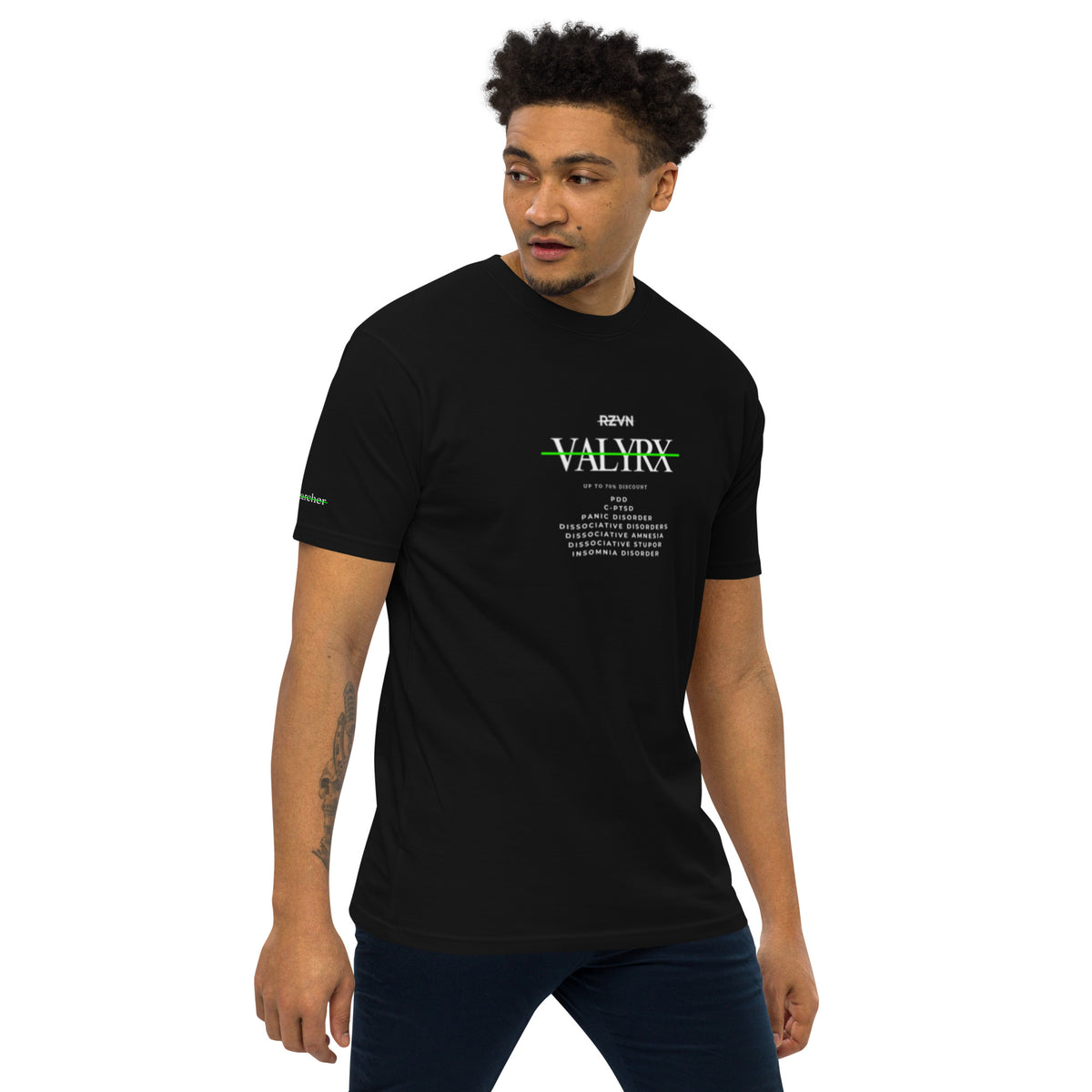 000-Original T-shirt, additional PRJ-001 product view 5 | VALYRX | card-front-designed