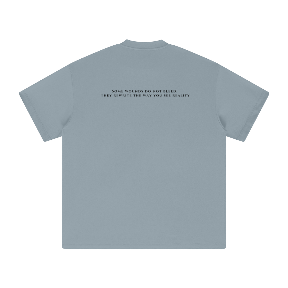 305GSM Unisex FOG Earth-Tone 20-Color Drop-Shoulder T-shirt Haze blue