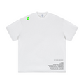 305GSM Unisex FOG Earth-Tone 20-Color Drop-Shoulder T-shirt White