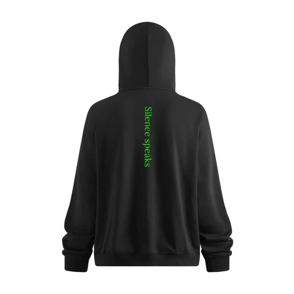 340GSM Men’s Trendy Fleece Zip-Up Windproof Face-Mask Hoodie Black