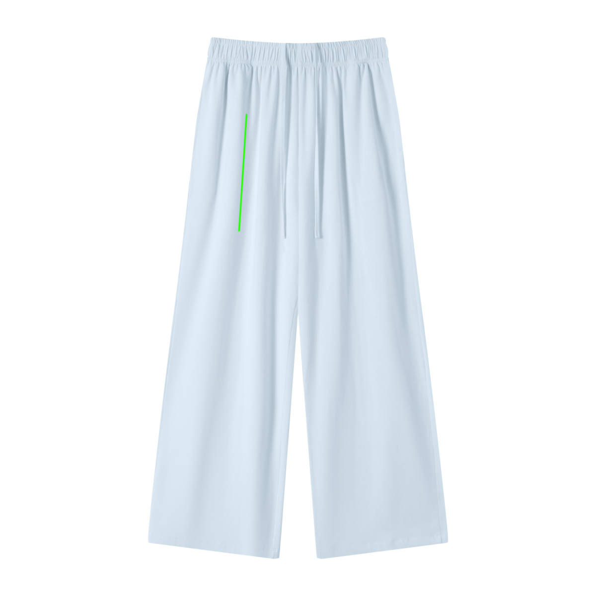 200GSM Women’s High-Stretch Slim Straight Pants Baby Blue