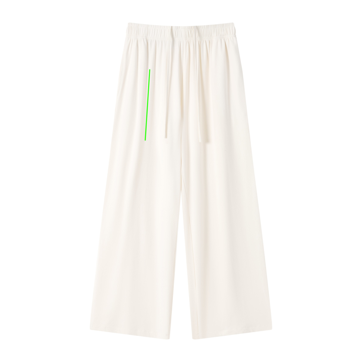 200GSM Women’s High-Stretch Slim Straight Pants Beige Apricot