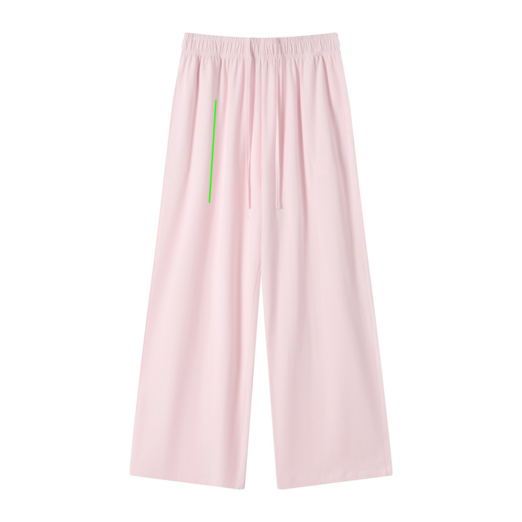 200GSM Women’s High-Stretch Slim Straight Pants Pink