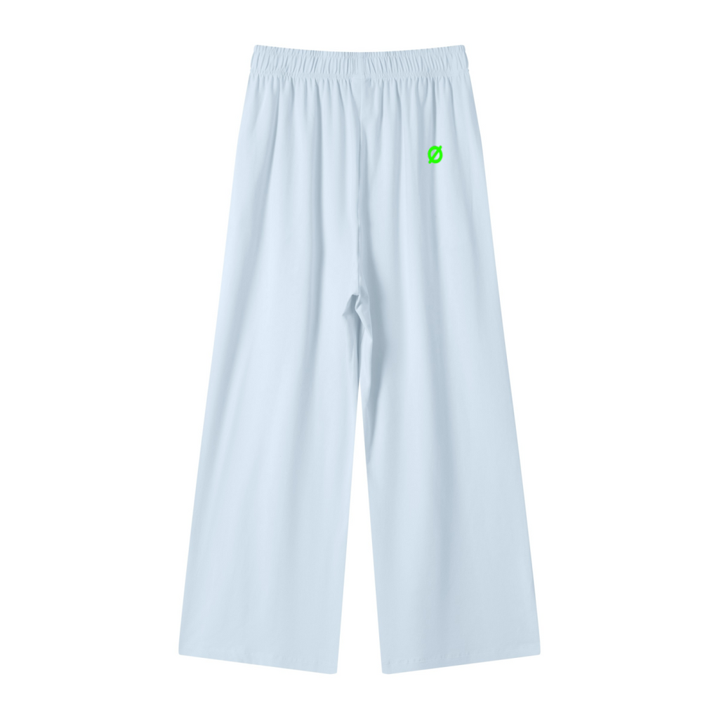 200GSM Women’s High-Stretch Slim Straight Pants Baby Blue