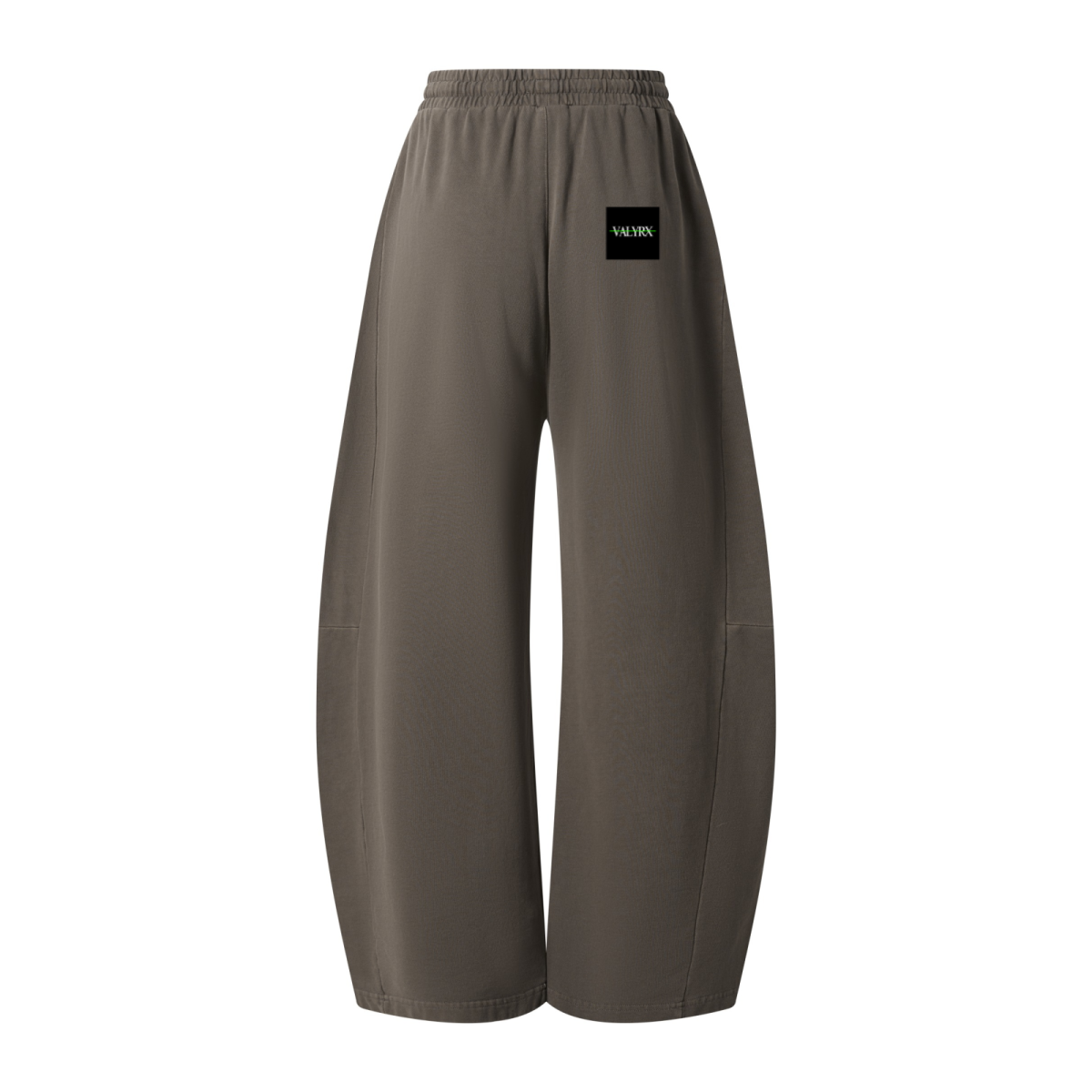 320GSM Men's Textured Denim Curved Panel Pants Coffee
