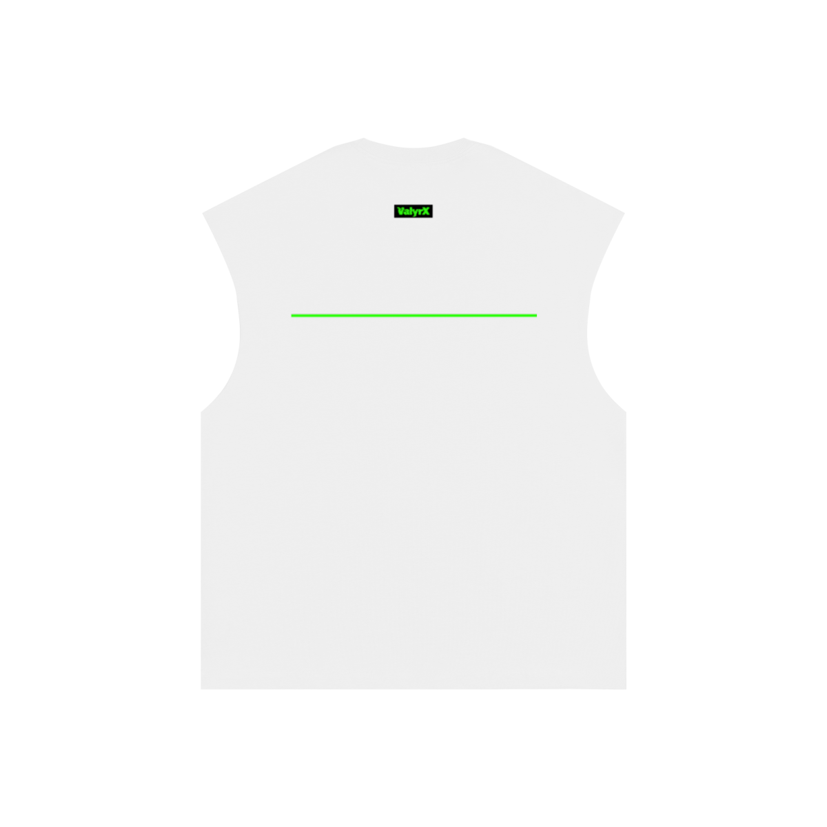 305GSM Unisex Earth-Tone Tank Top White