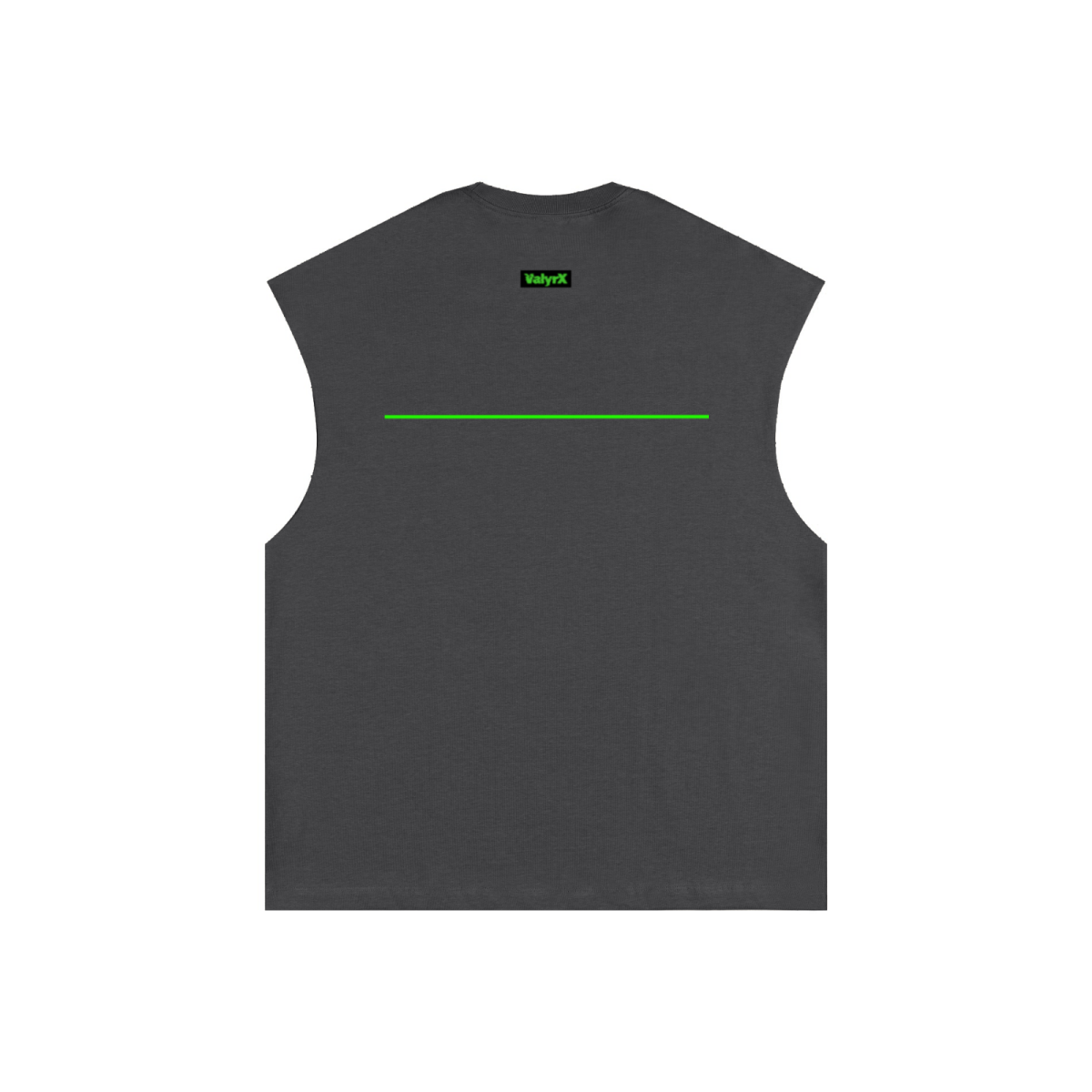 305GSM Unisex Earth-Tone Tank Top Carbon Grey