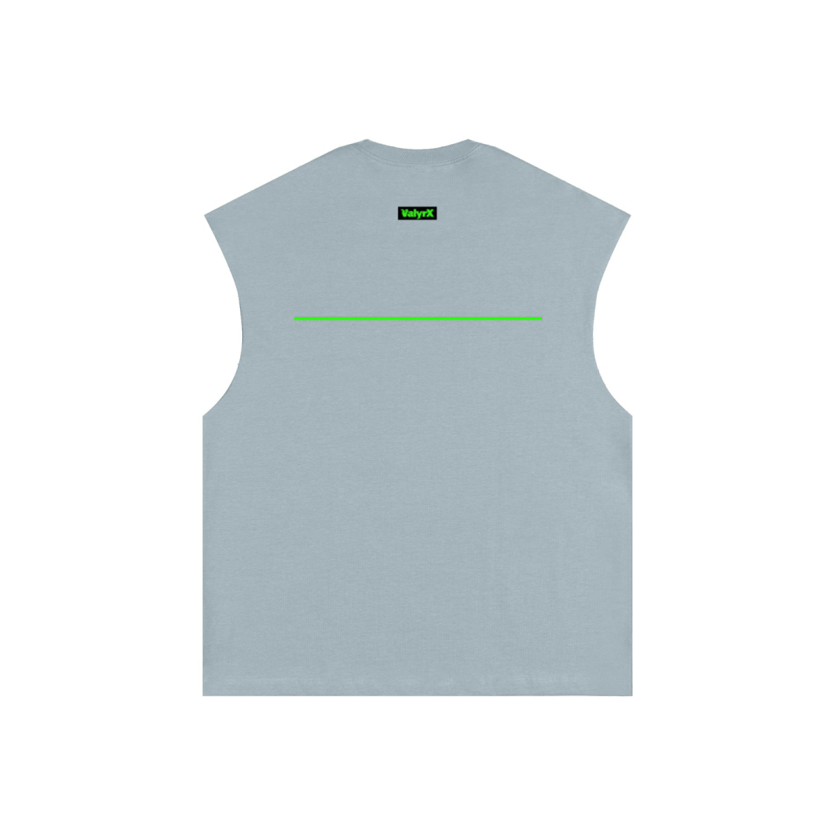 305GSM Unisex Earth-Tone Tank Top Haze Blue