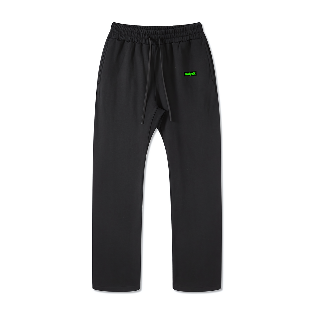 445GSM Unisex Premium Earth-Tone Heavyweight Pants Black