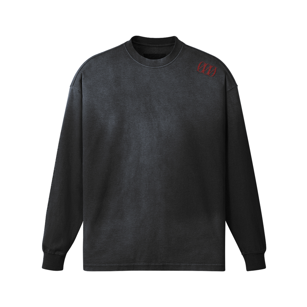 Glass Horizon oversized T-shirt in Smoky Black, product view | VALYRX | card-front-designed