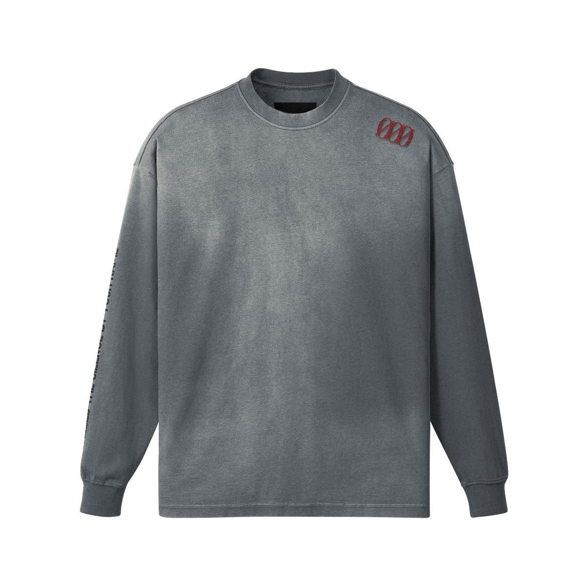 Glass Horizon oversized T-shirt in Bright Grey, product view | VALYRX | card-front-designed