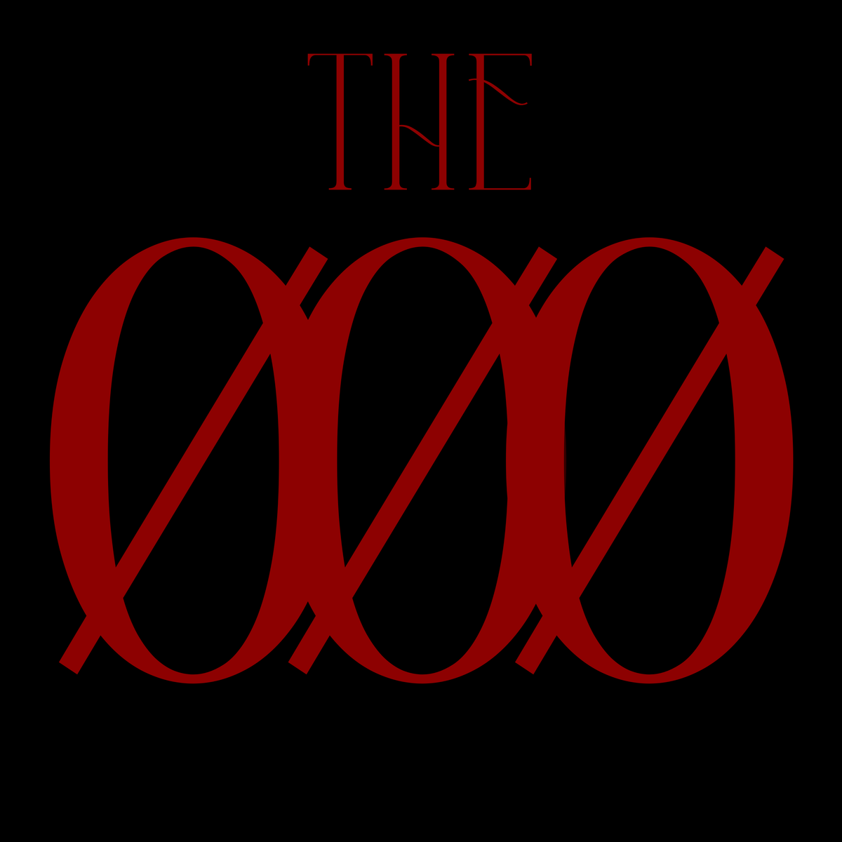 The ØØØ red artwork